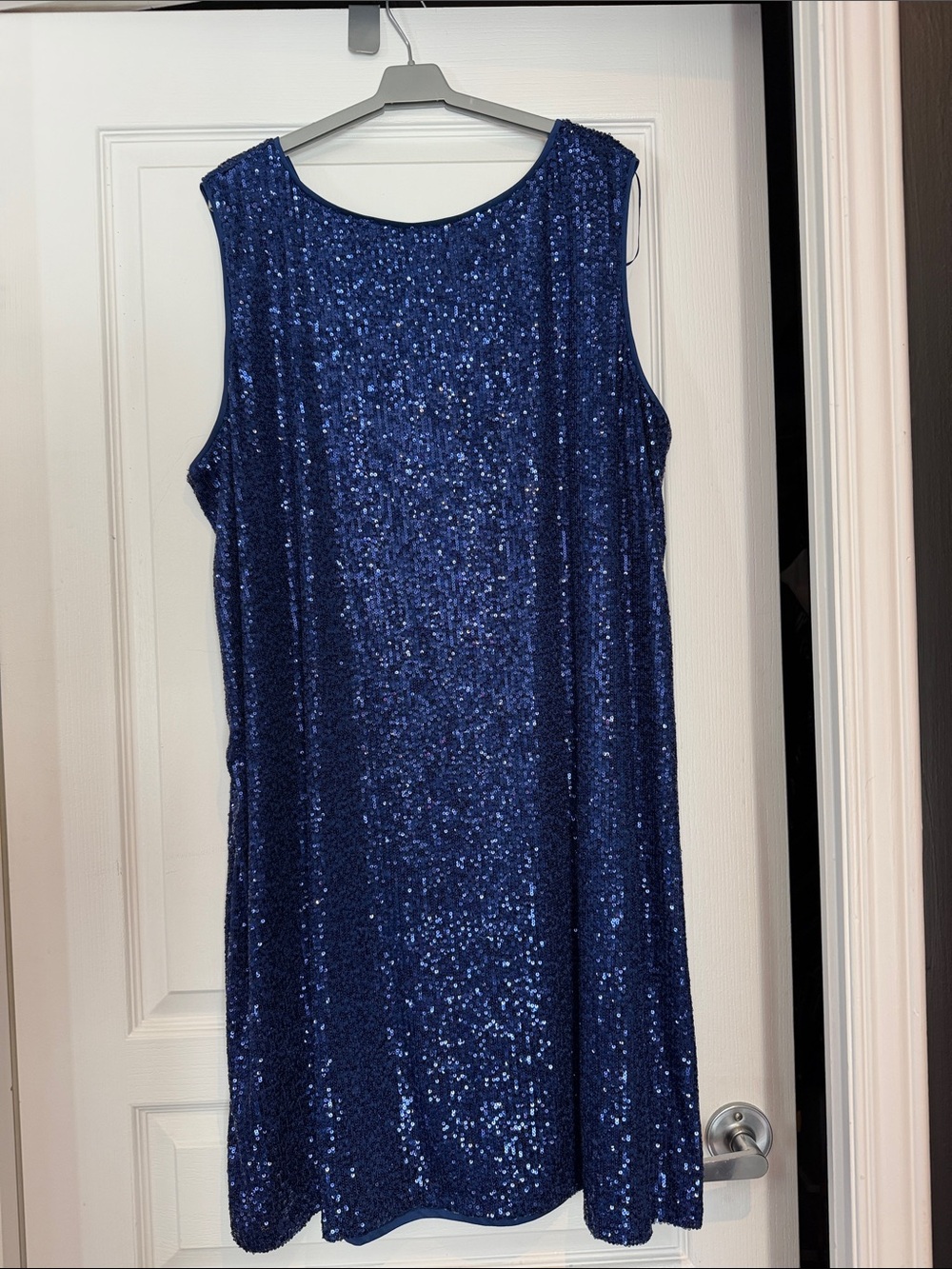 Penningtons Navy Sequin Midi Dress 2xl